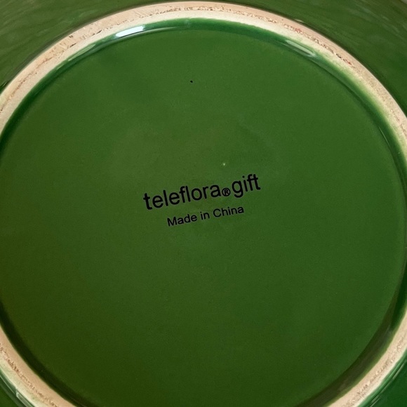 Teleflora Christmas Planter Night Before Christmas Sleeping Mouse Cup & Saucer - Picture 3 of 5